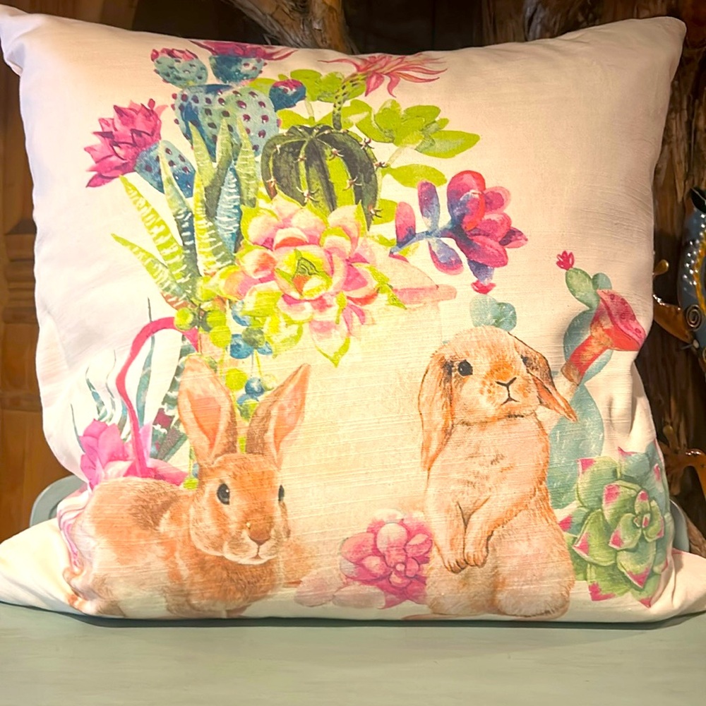 NWT Easter 18" Decorative Pillow